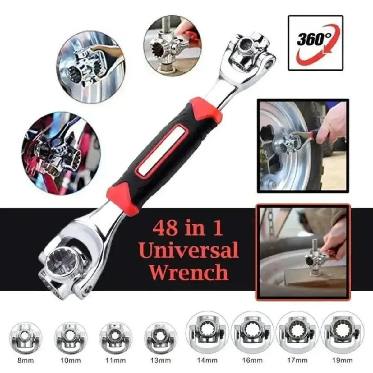 48 in 1 universal wrench