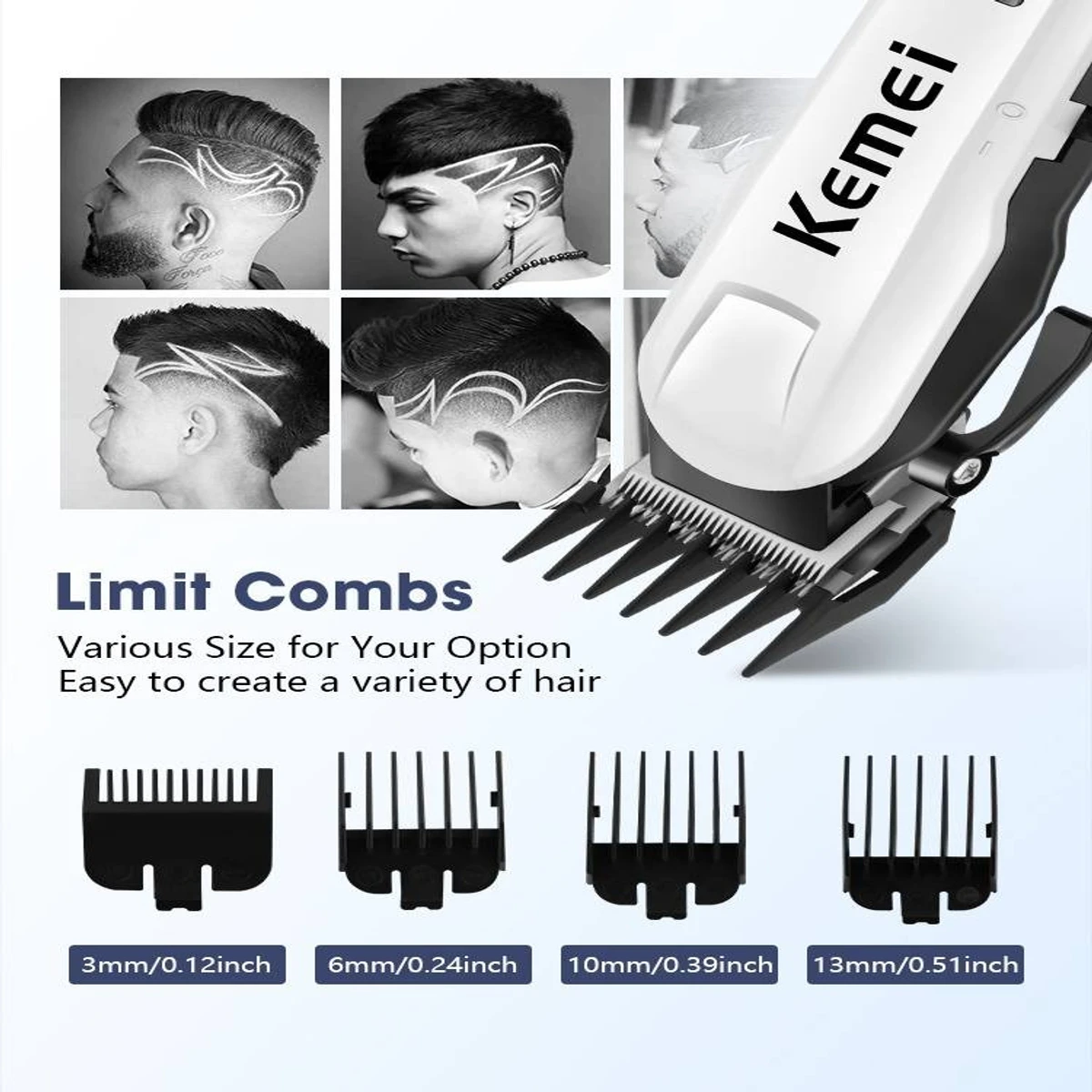 Professional Hair Trimmer Kemei 809A