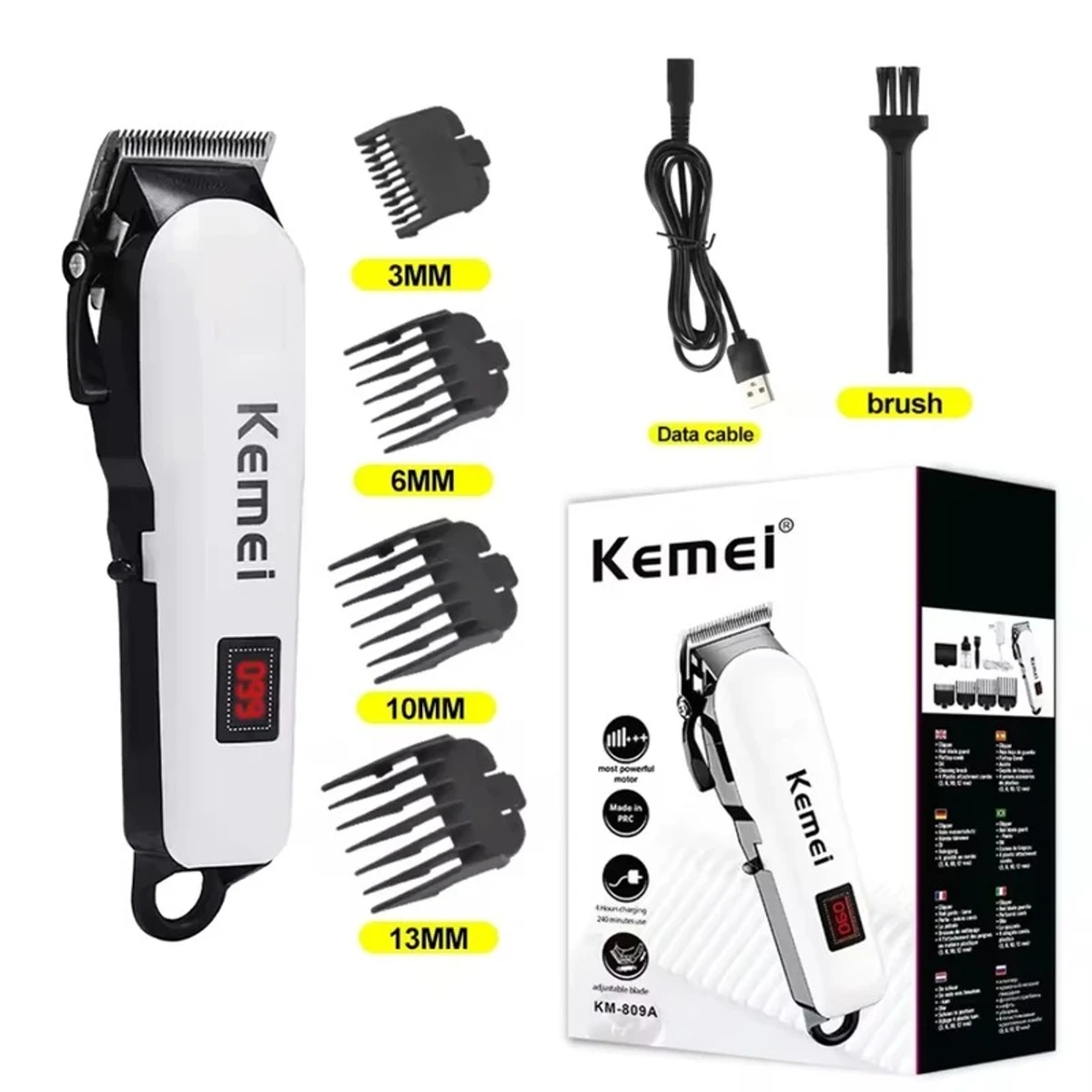 Professional Hair Trimmer Kemei 809A