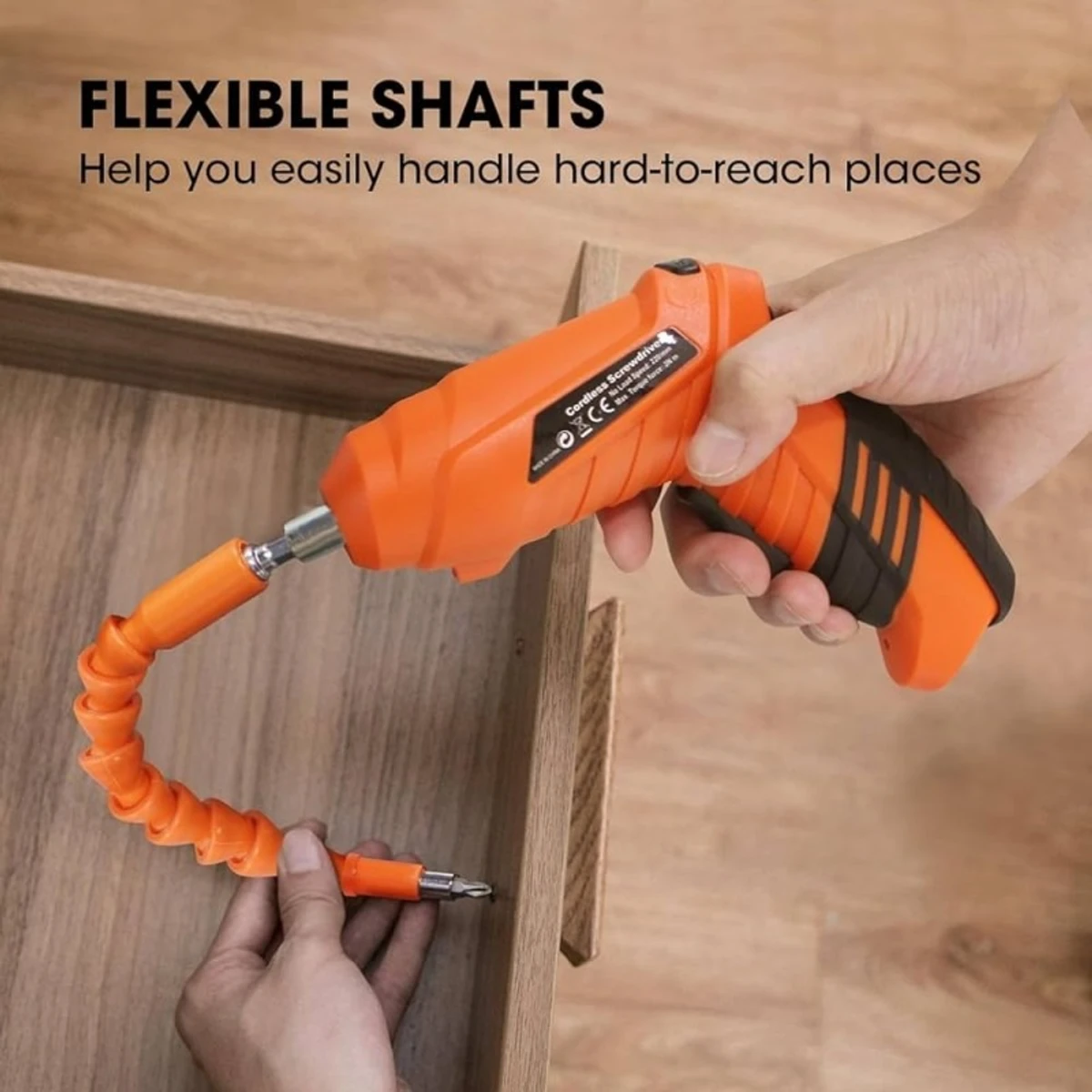 47 Pcs Rechargeable Cordless Screwdriver Set