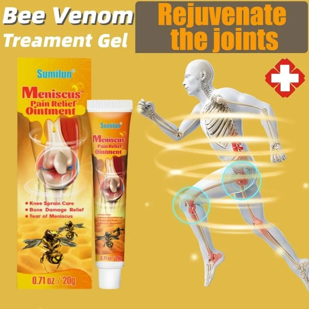 Bee Venom Joint Pain Relief Cream for Arthritis