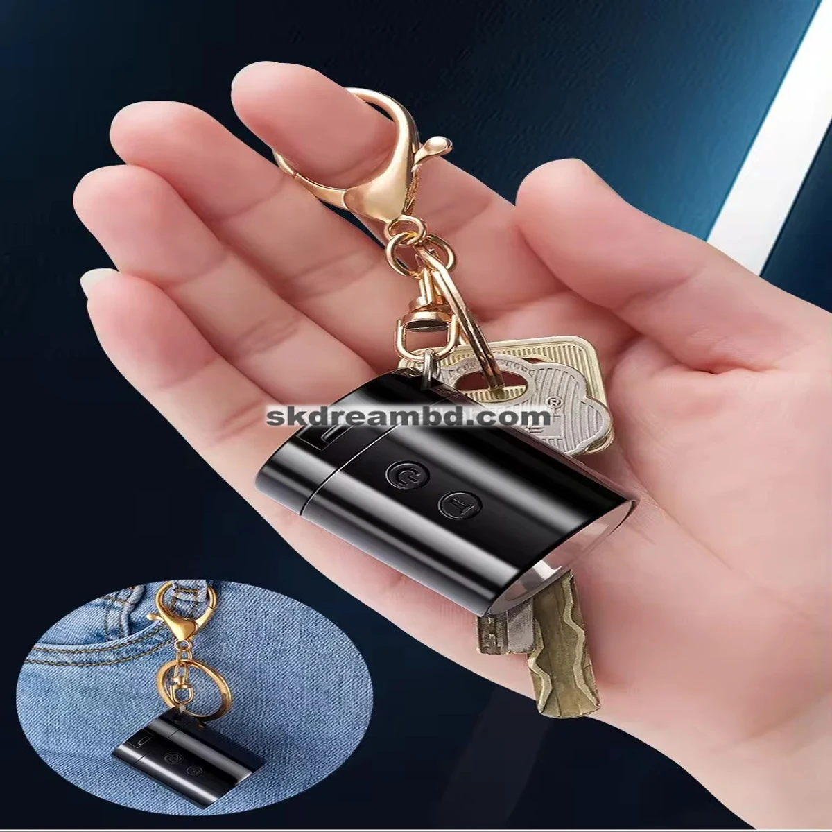 3 in 1  USB charging lighter with LED lighting torch