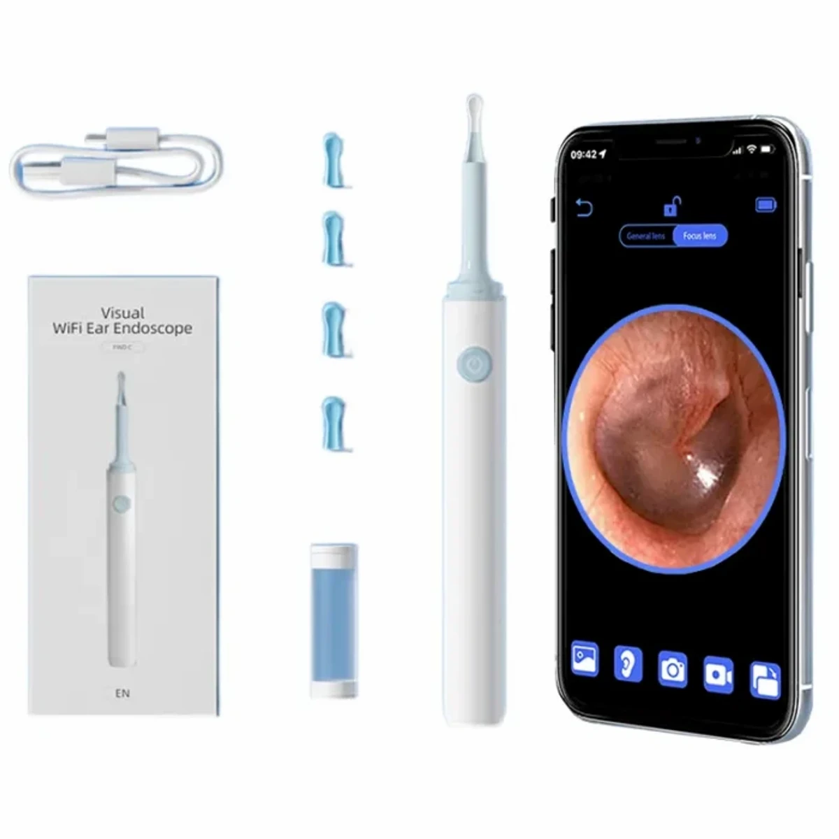 Wireless Visual Earpic Cleaning Set