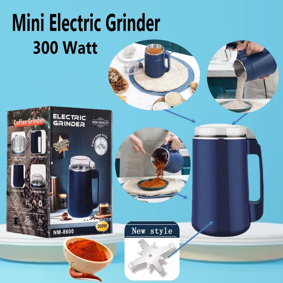 Multi functional Smart Electric Coffee Grinder Machine