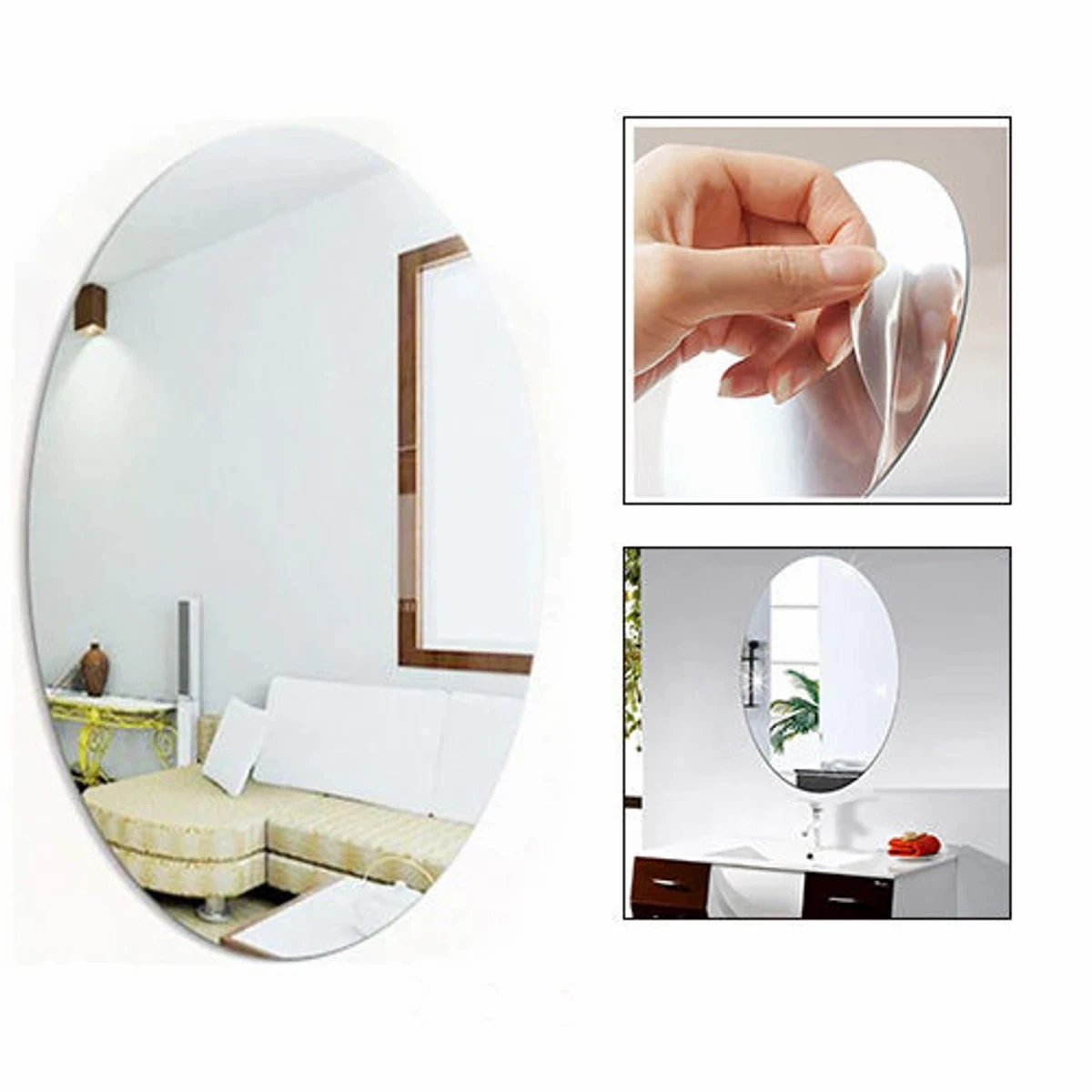 ACRYLIC MIRROR STICKER ( 2 পিস - 699 টাকা)