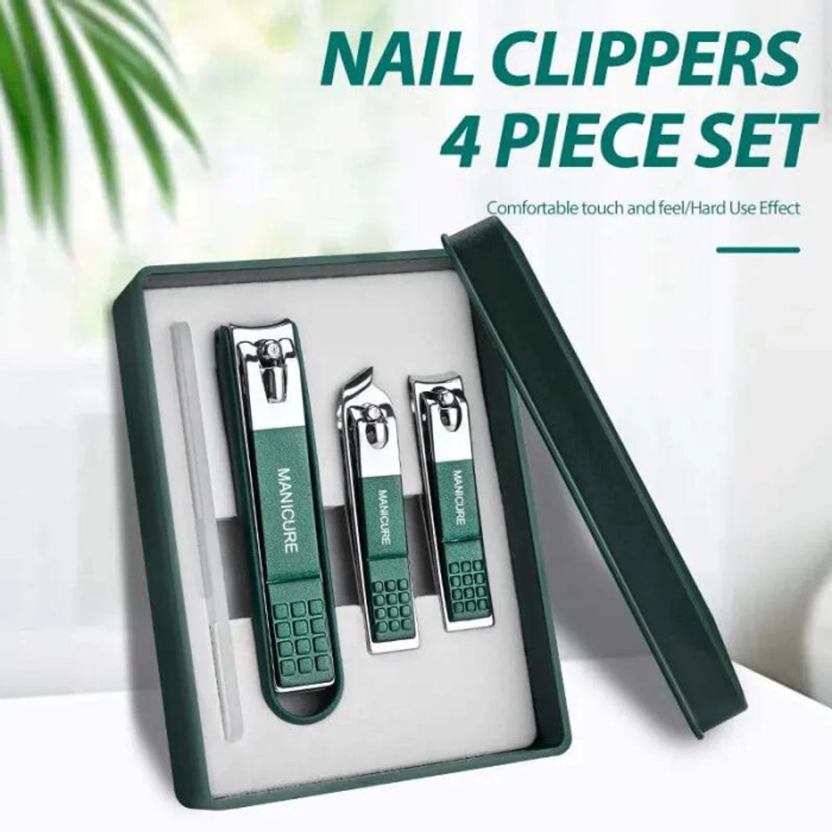 Pocket Nose Hair Trimmer + ইয়ার ক্লিনার টুল (6 পিসি সেট) + Germany Nail Clipper Set Home Nail Clippers A Full Set