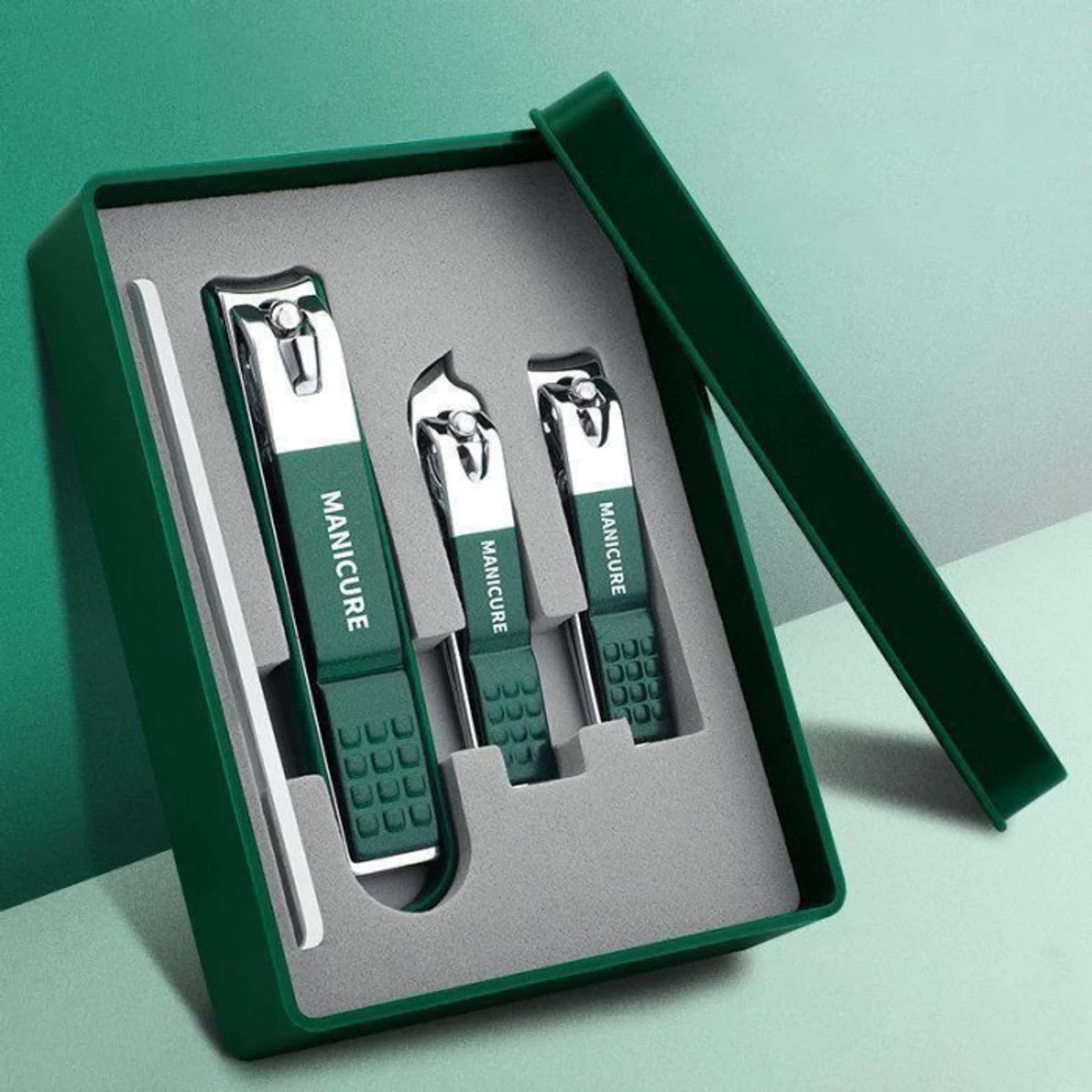 Pocket Nose Hair Trimmer + ইয়ার ক্লিনার টুল (6 পিসি সেট) + Germany Nail Clipper Set Home Nail Clippers A Full Set