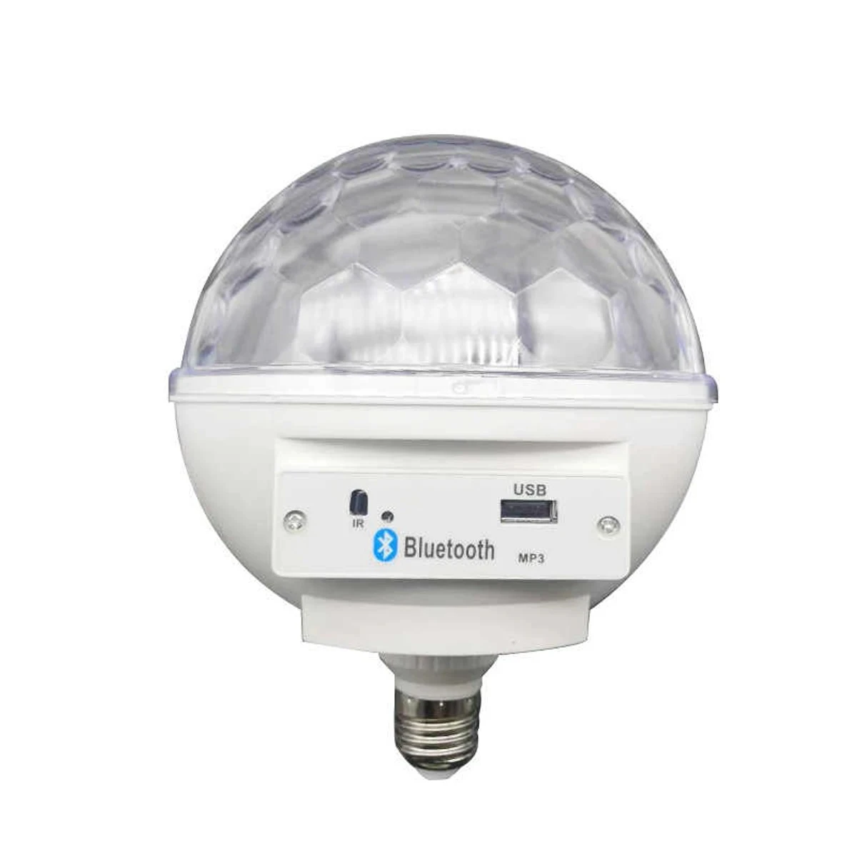 2 in 1 LED RGB Crystal Magic Ball Effect Light and Sound Box