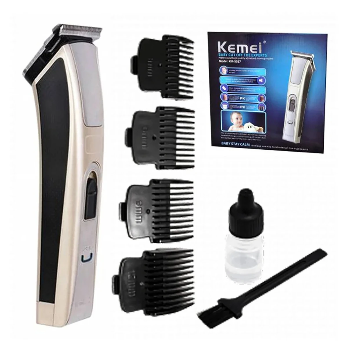 Kemei KM-5017 Hair Clipper/Beard Trimmer