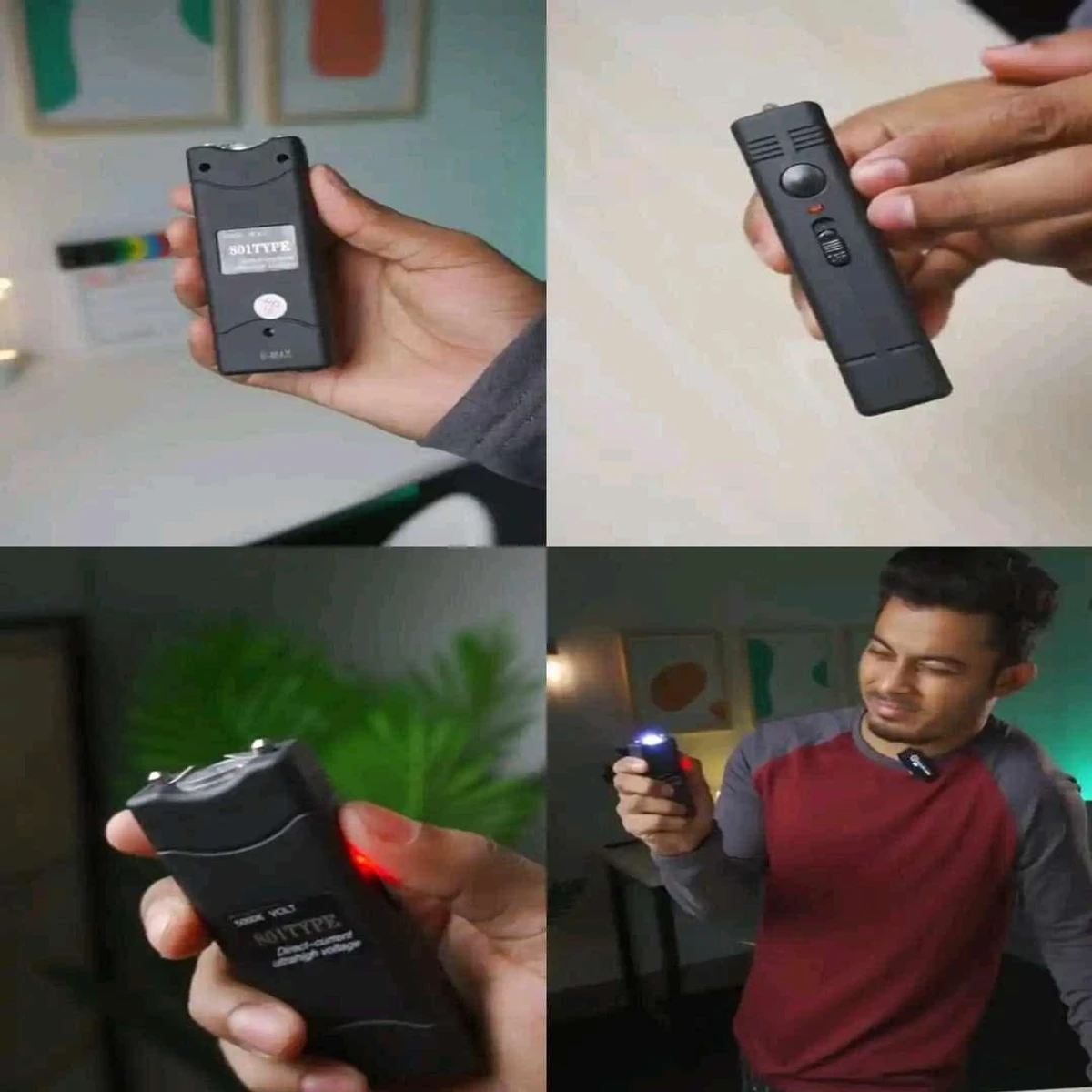 Electric Shock Stun Gun (আত্মরক্ষার জন্য খুবই উপকারী ডিভাইস )