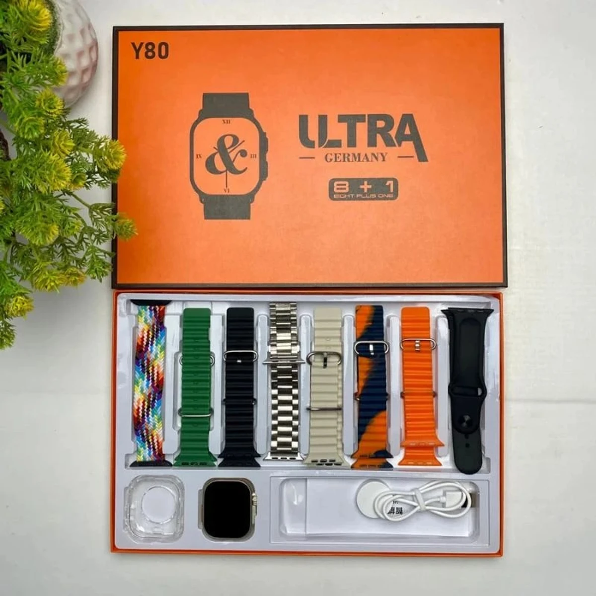 Y80 Ultra Germany Smartwatch With 8+1 Strap