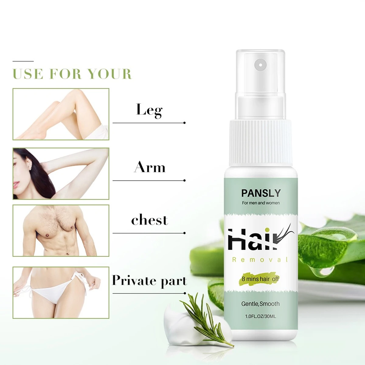 30ml PANSLY Mild Moisturizing Hair Removal Spray