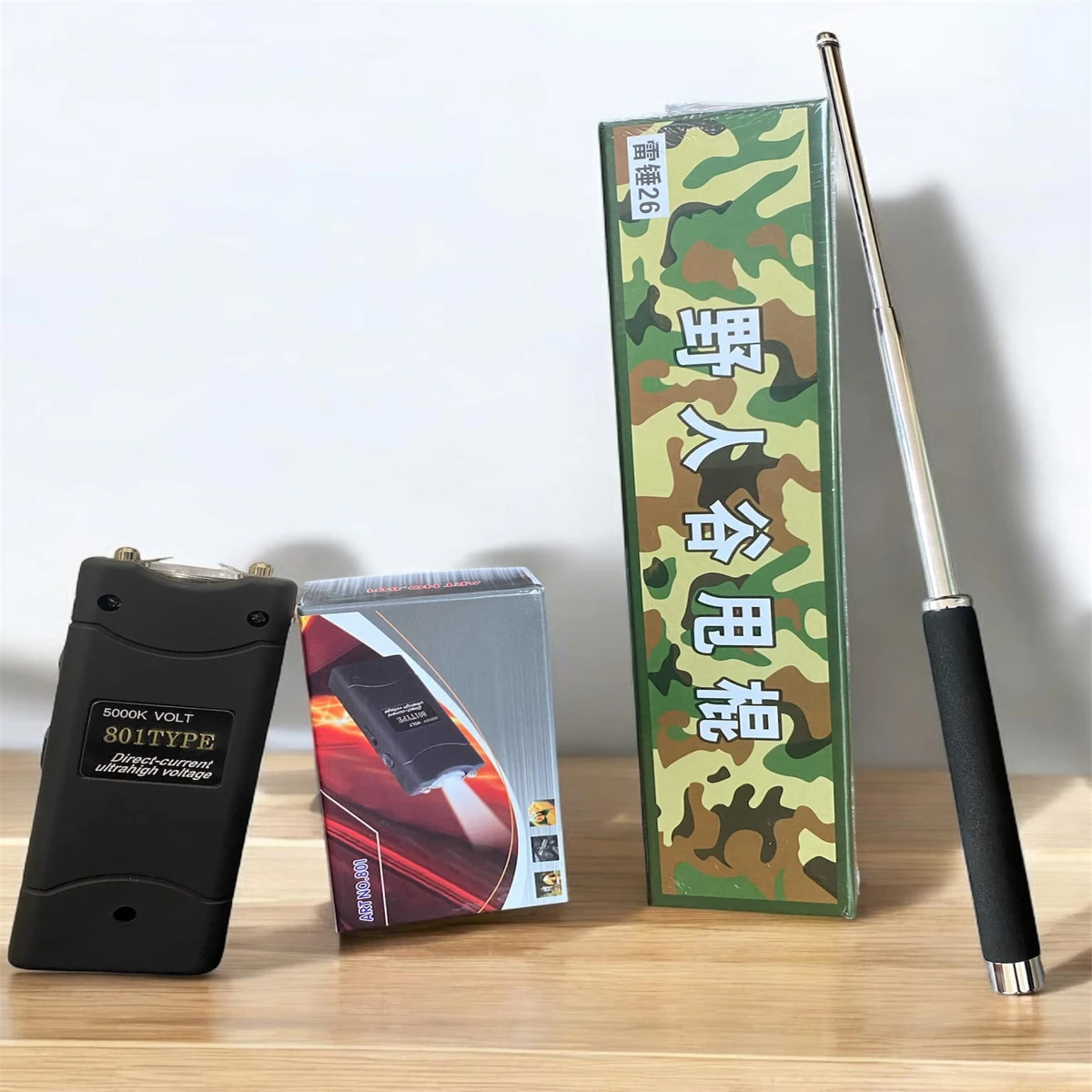 Self defence stick & stun gun - 🔥2pic Combo Offer🔥