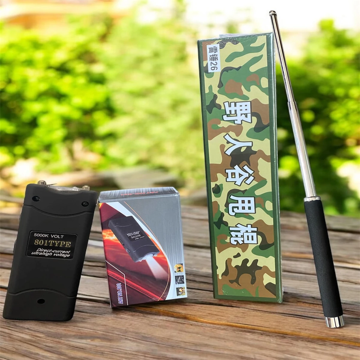 Self defence stick & stun gun - 🔥2pic Combo Offer🔥