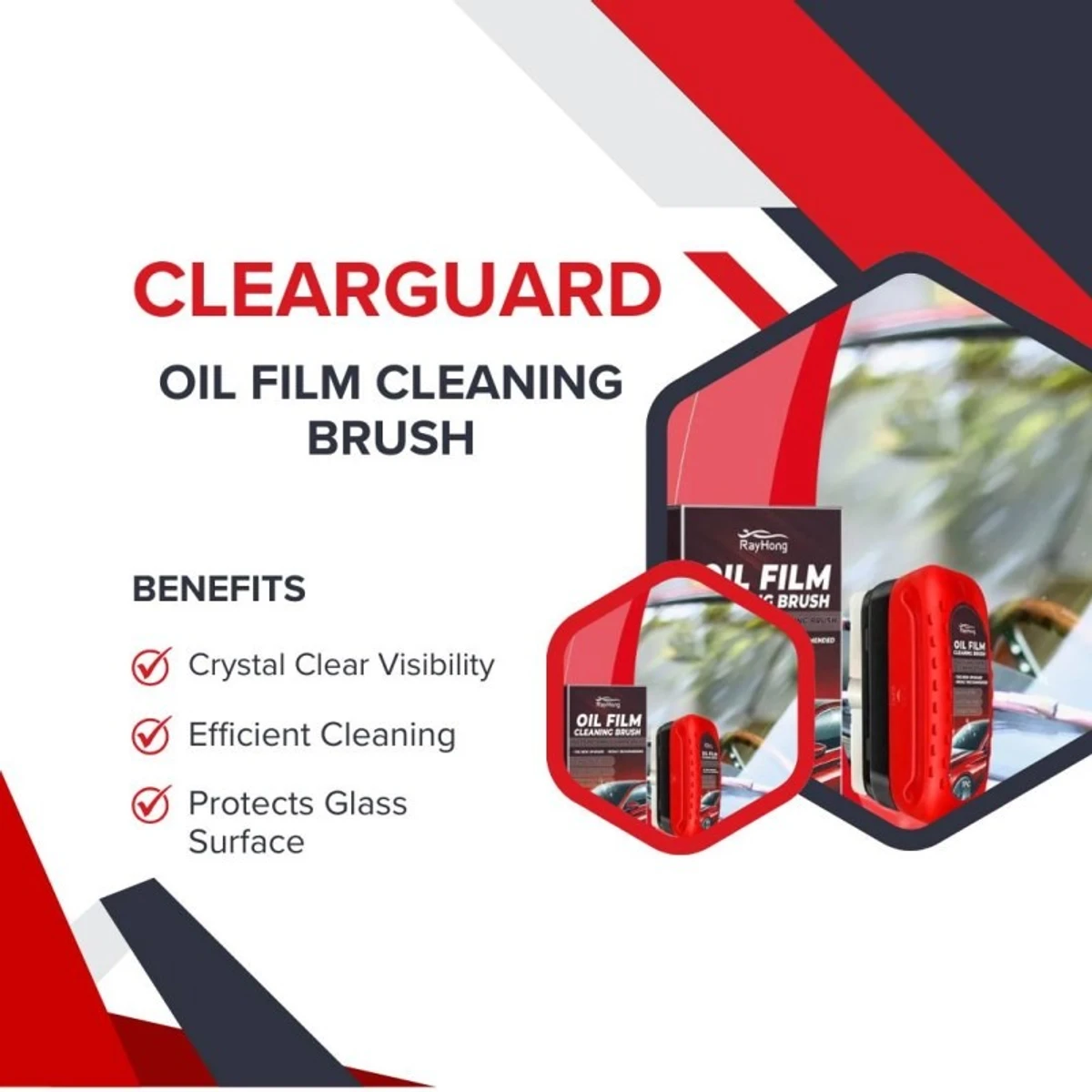 Oil Film Cleaning Brush