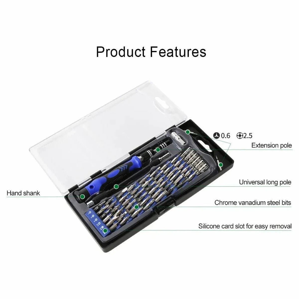 58 Pcs Screwdriver Tool Kit Set Mobile Phone Computer Laptop