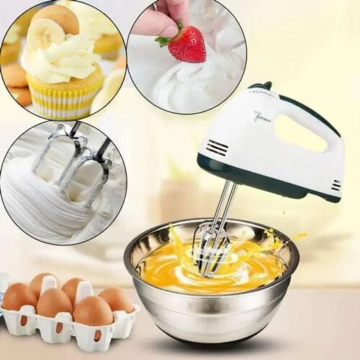 Scarlett - Electric Egg Beater and Mixer for Cake Cream