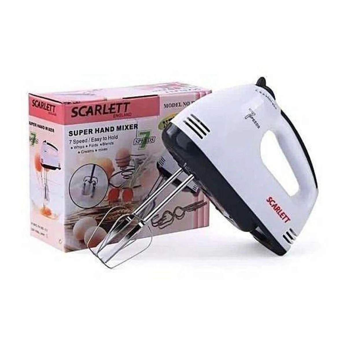 Scarlett - Electric Egg Beater and Mixer for Cake Cream