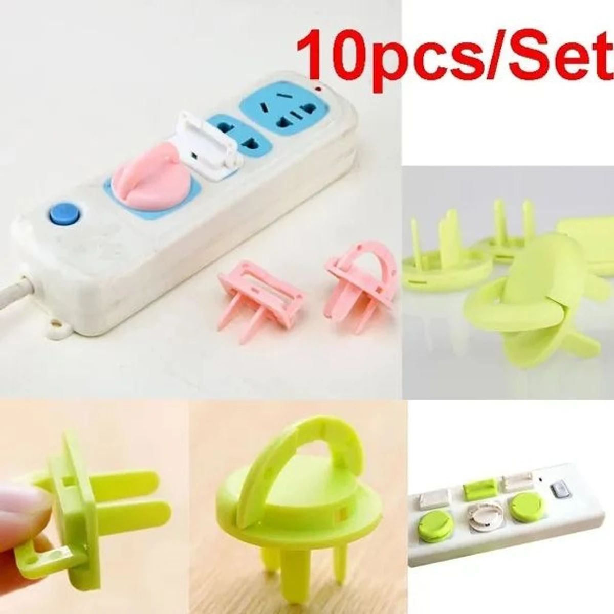 10 Pcs Baby Safety Electric Protection Socket Plug