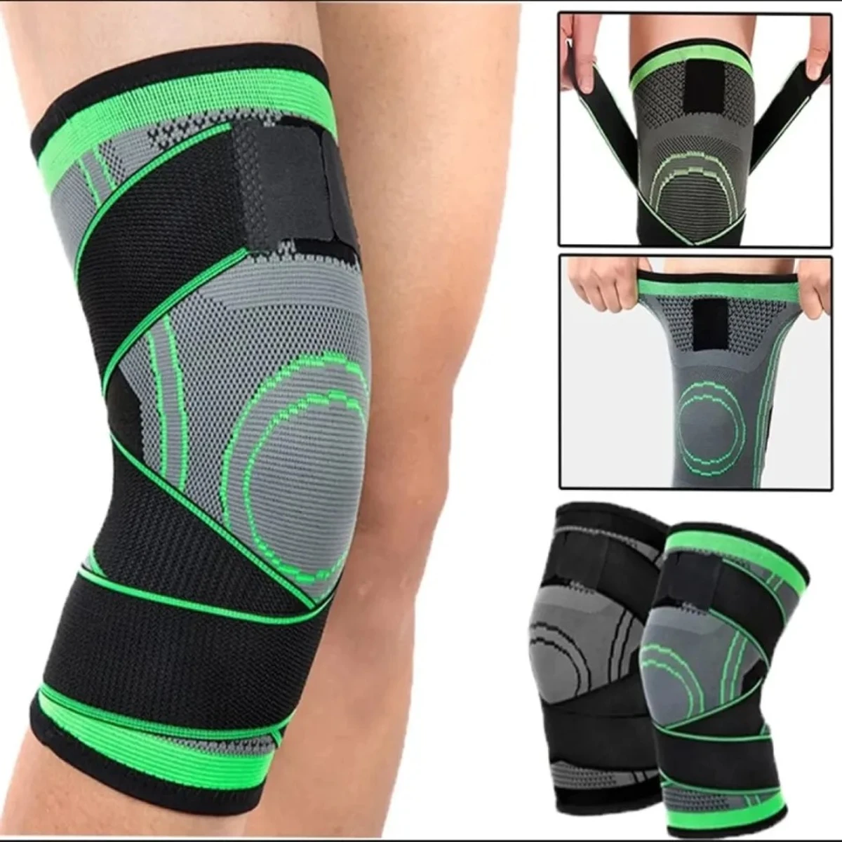 Adjustable Knee Brace Knee Support Brace Knee Pad for Men and Women 2pcs.