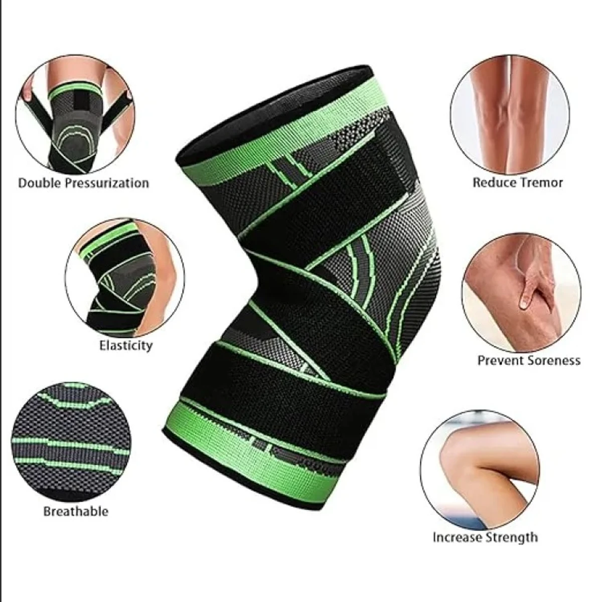 Adjustable Knee Brace Knee Support Brace Knee Pad for Men and Women 1pcs.
