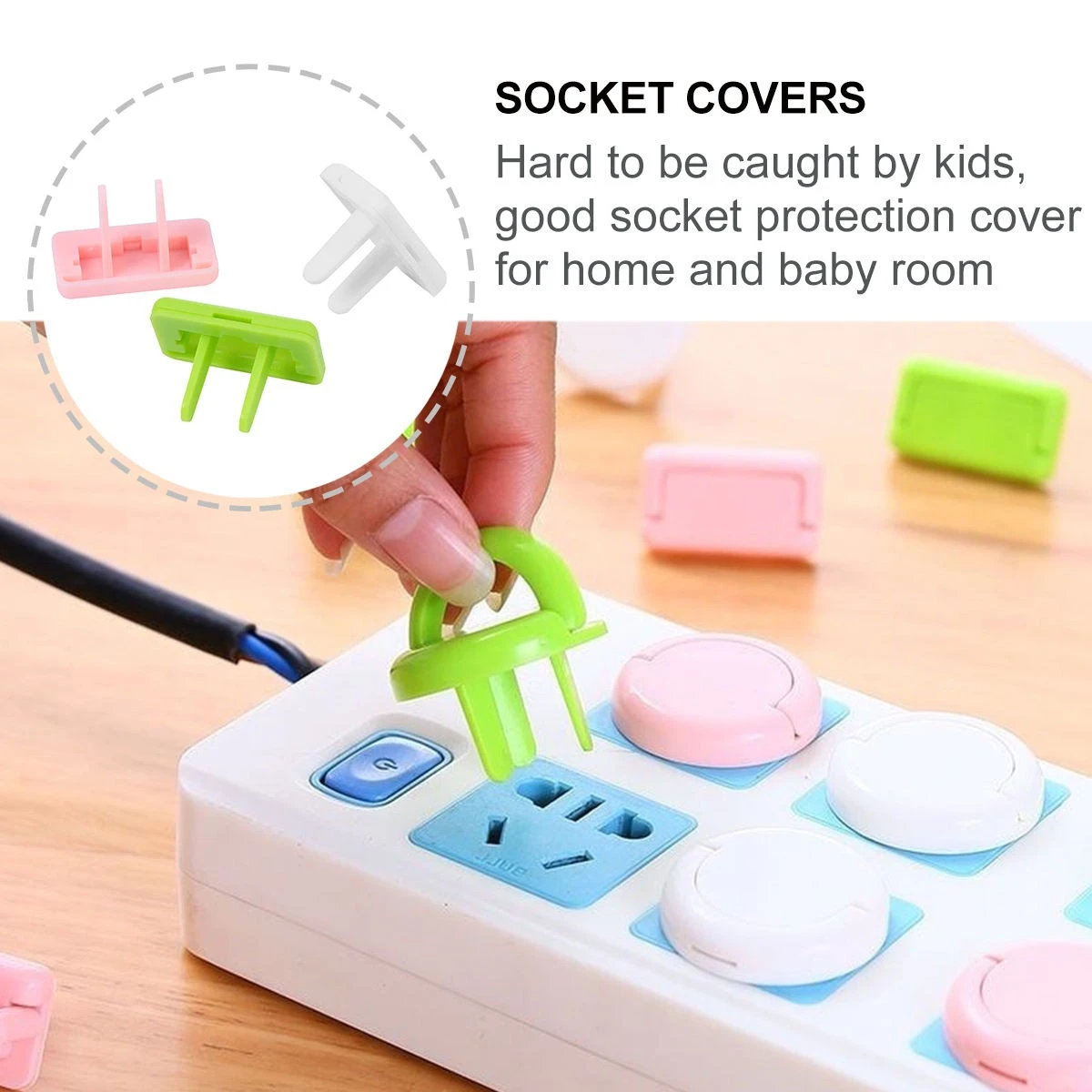 20 Pcs Baby Safety Electric Protection Socket Plug