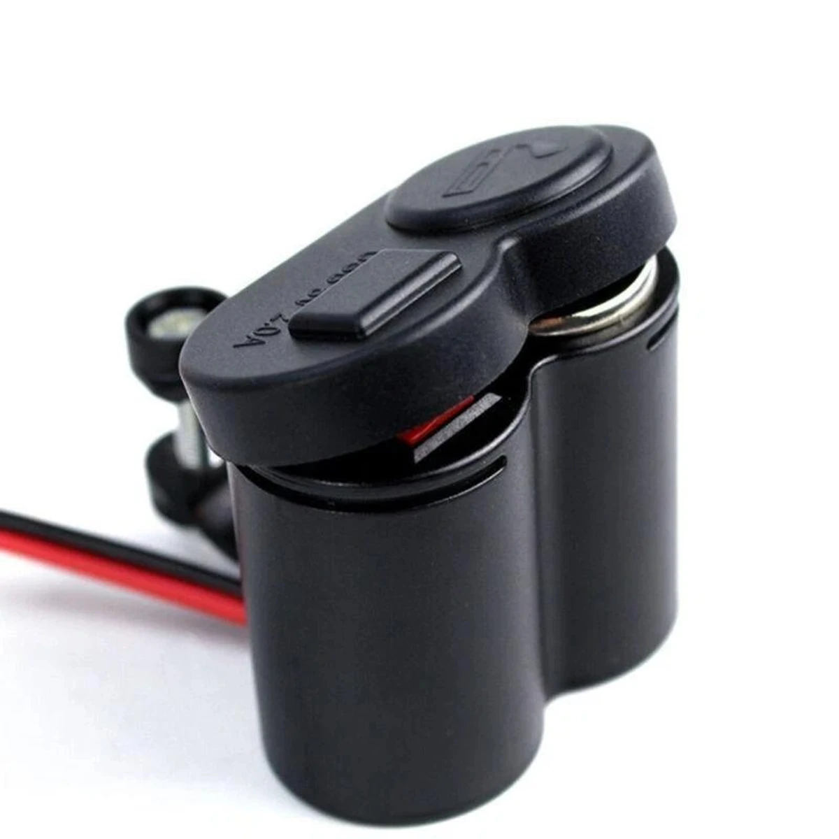 Motorcycle Bike 12V Cigarette Lighter USB Power Adapter Charger Car For