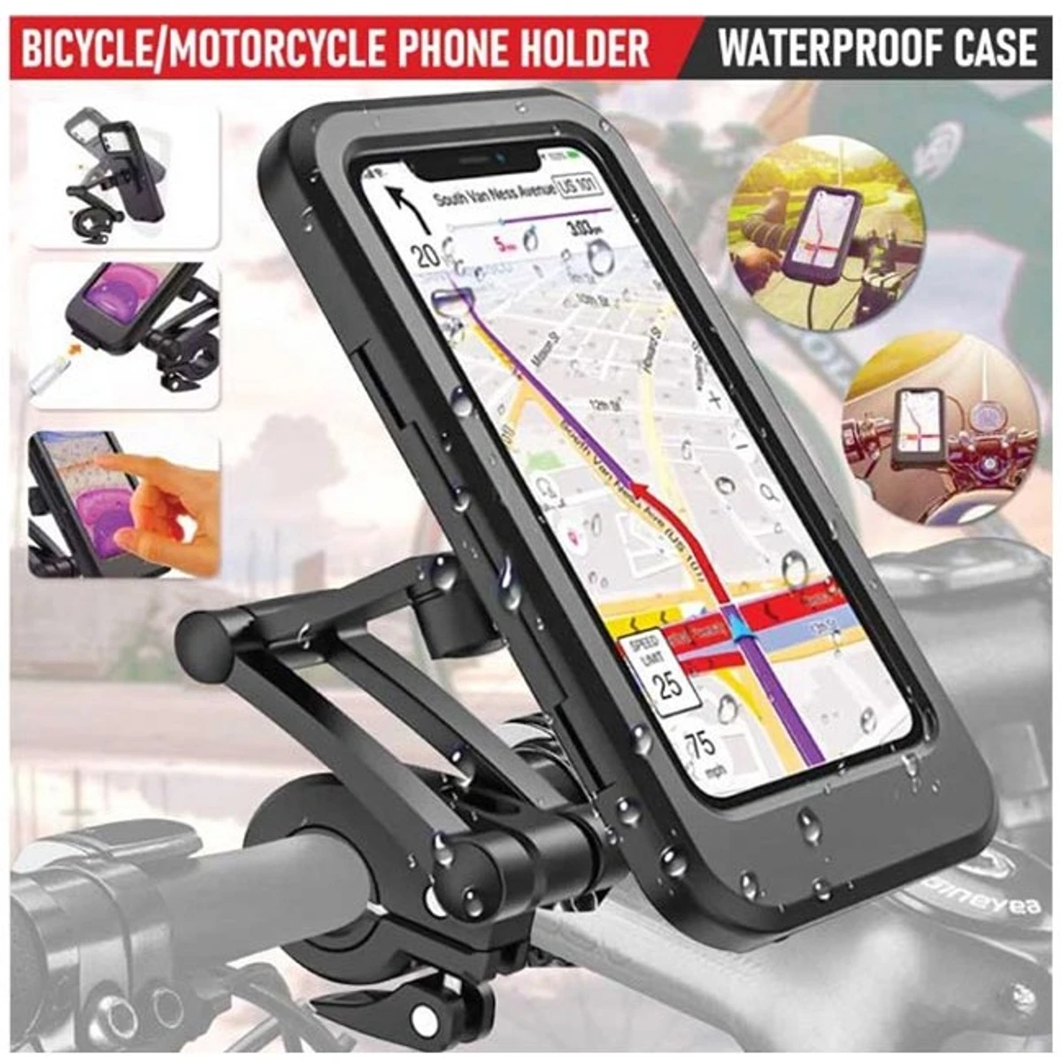 Waterproof Phone Holder Case