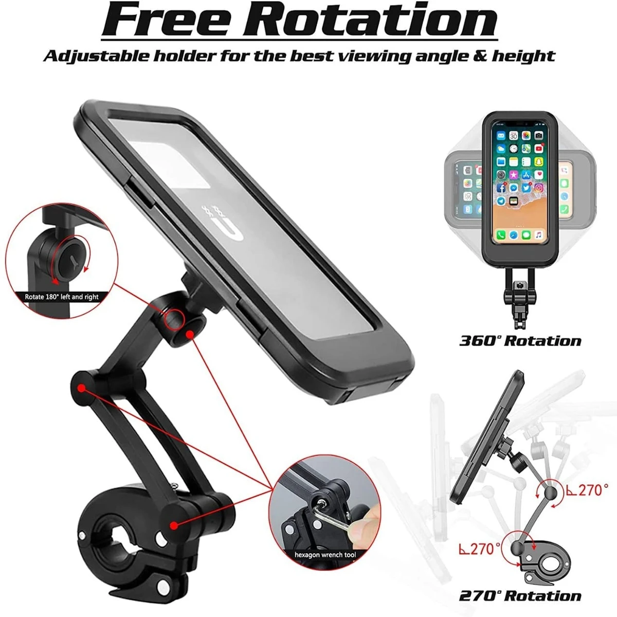 Waterproof Phone Holder Case