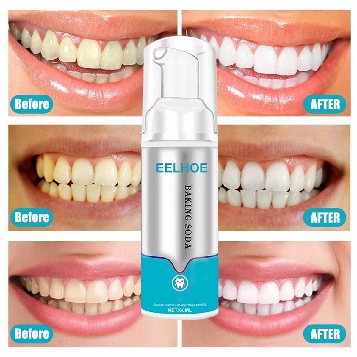 Teeth Cream Reduce Sensitive Pain Tooth Decay Push-type Foam Toothpaste