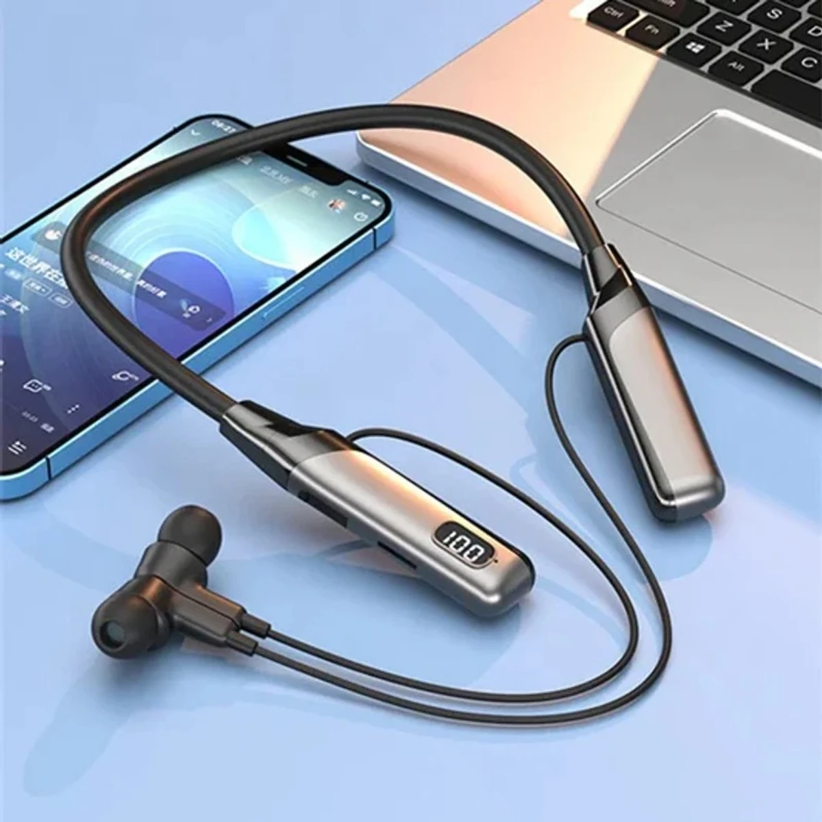 Recrsi RE-NY060 200 Hours Bluetooth Neckband