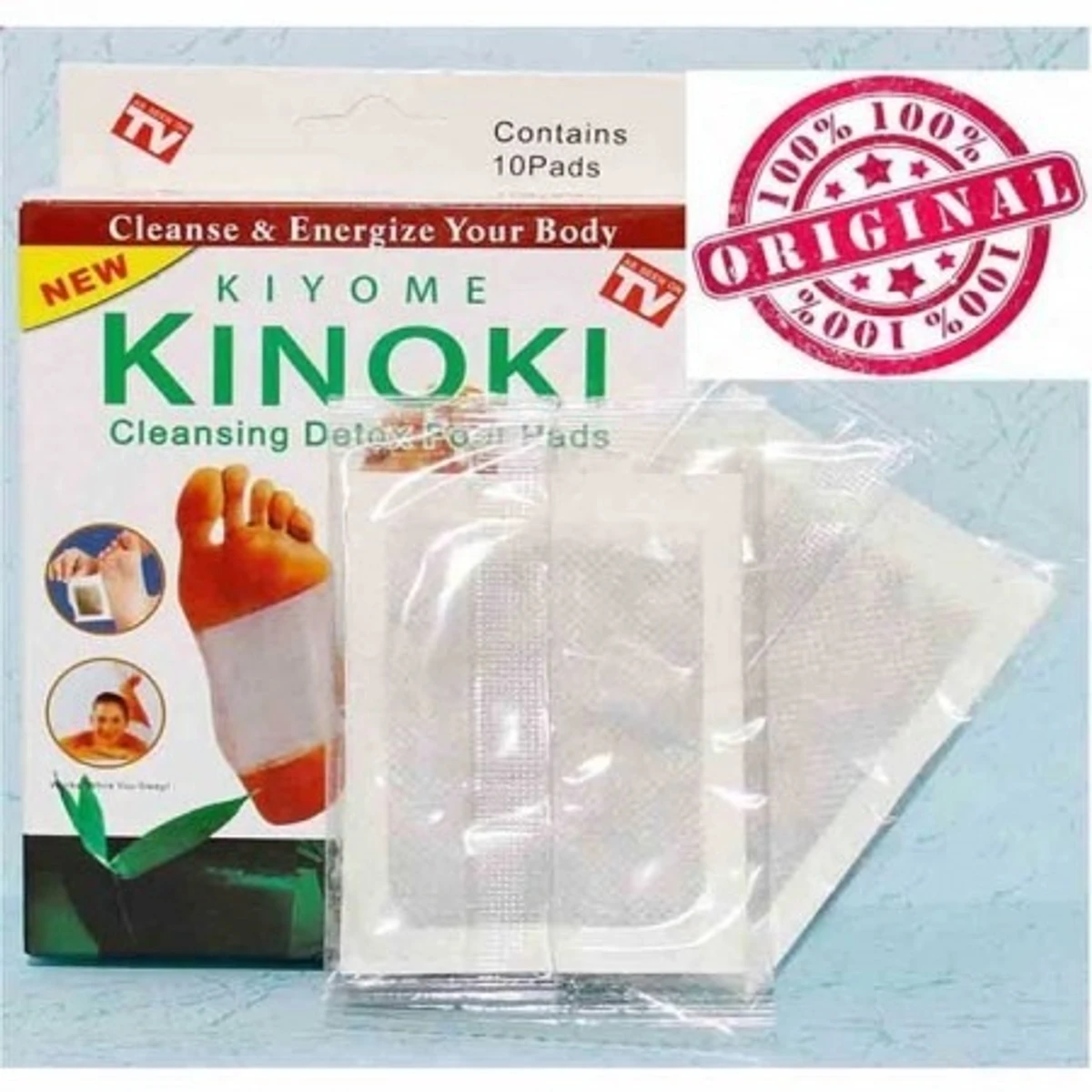 2 packet Kinoki Detox Foot Pads White (Original)