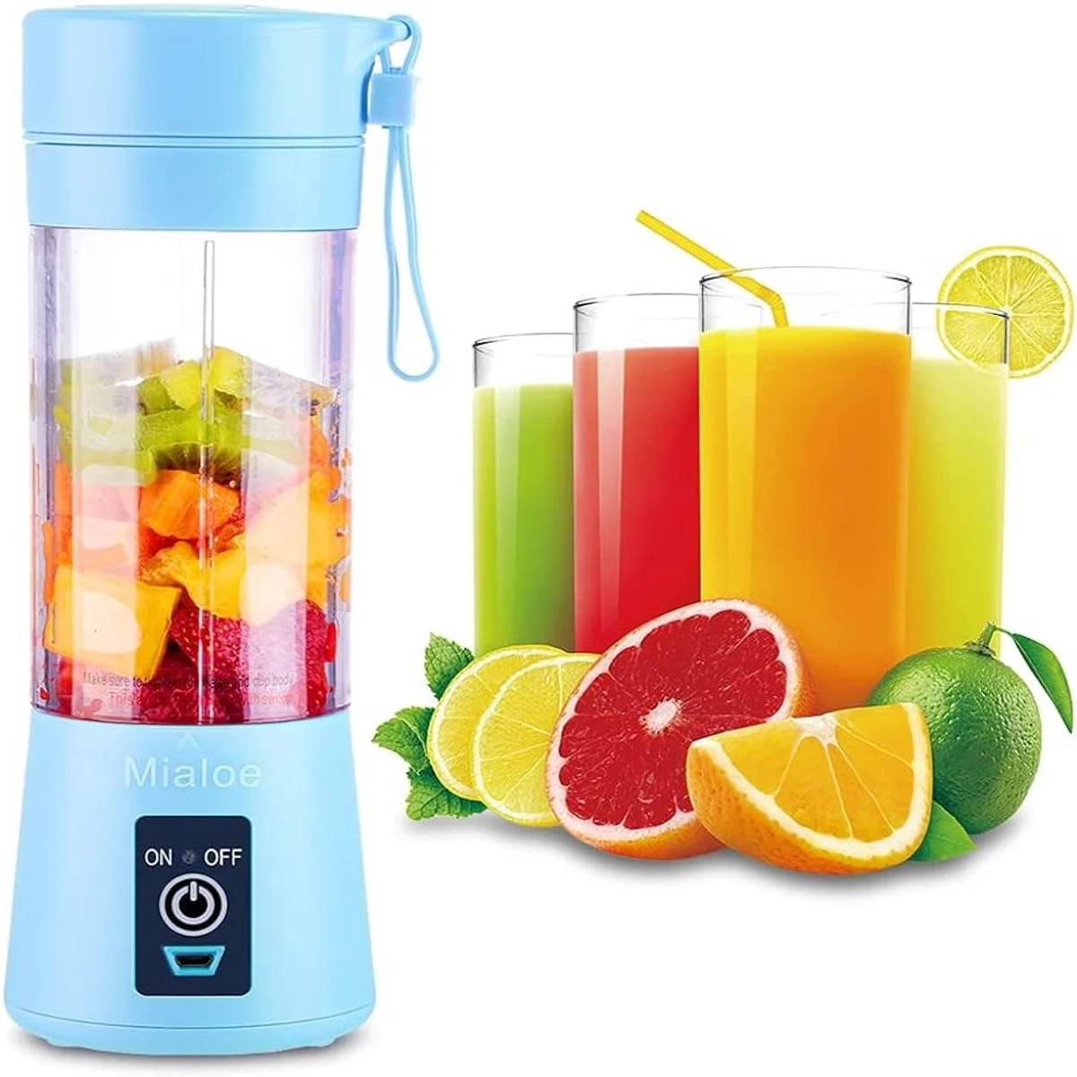 Mini USB Rechargeable Portable Electric Smoothie Maker Blender Machine