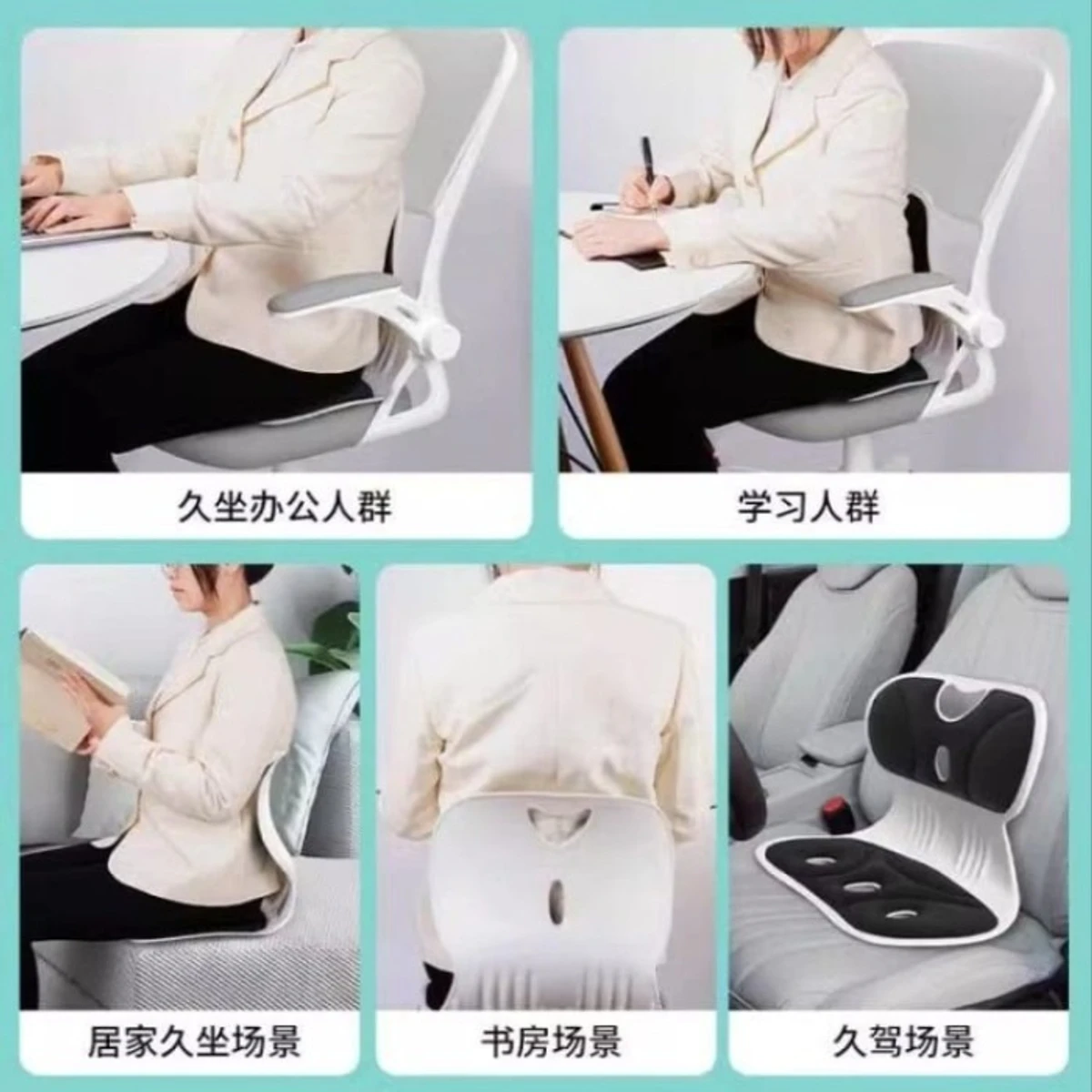 Back Support For Desk Chair - দুই পিছ