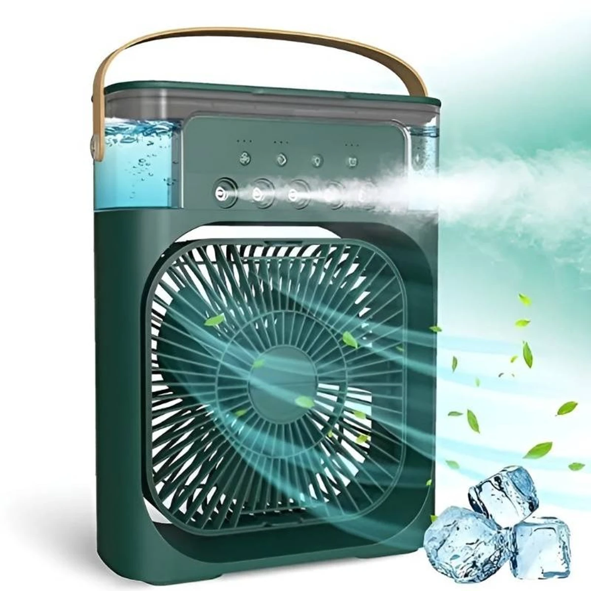 4 In 1 Portable Fan USB Personal Air Cooler Mini Air Conditioner