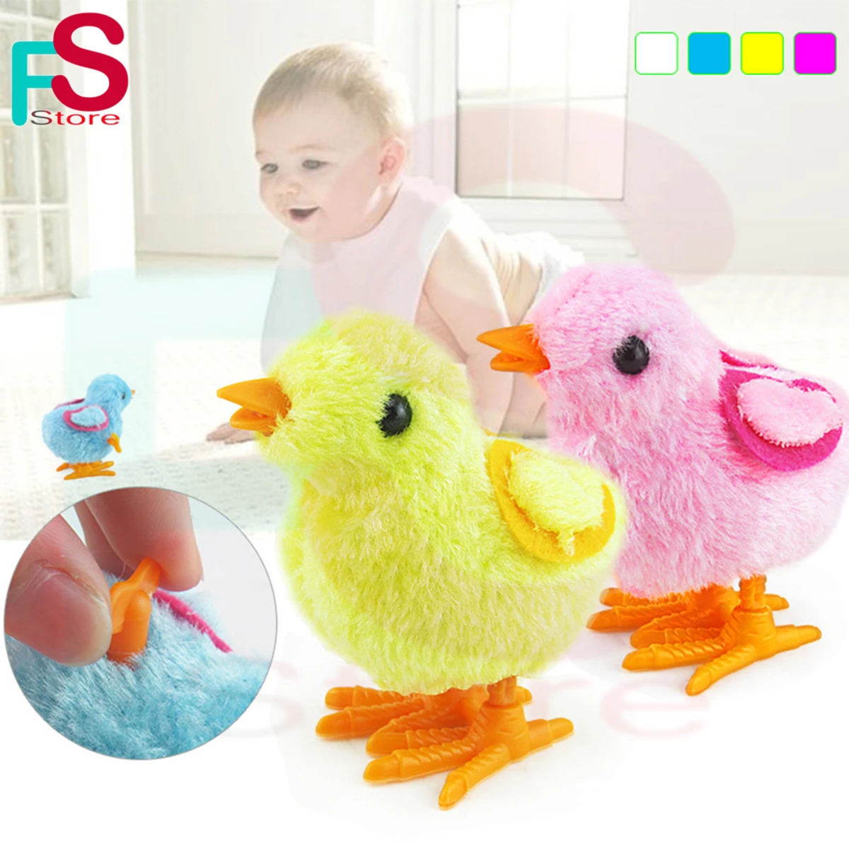 Baby Chicken Toy -(4 pec)